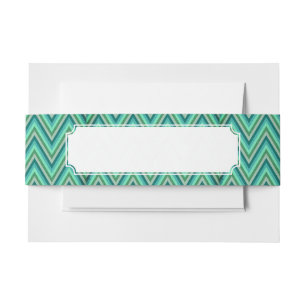 Bandeau De Faire-part Arrière - plan rayé de zigzag