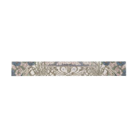 Art Nouveau Mucha Monogramme Initiales Bande Ventr