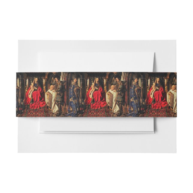 Bandeau De Faire-part Baby Jesus Touching Dove (Devant Example)