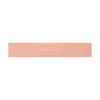Bandeau De Faire-part Bande de corail de ventre d'invitation de roses de