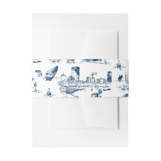 Bandeau De Faire-part Bande de Faire-part de mariage de la Marine de Bos