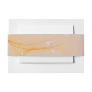 Bandeau De Faire-part Bande de ventre de Faire-part de mariage de corail