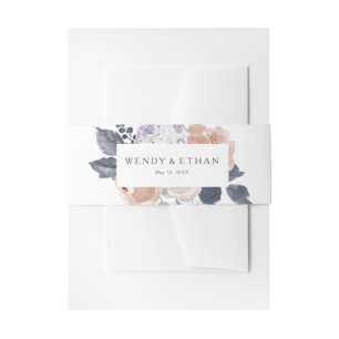Bandeau De Faire-part Bande de ventre de Faire-part de mariage florale r
