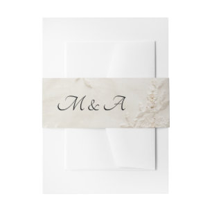 Bandeau De Faire-part Bande de ventre en dentelle brodée