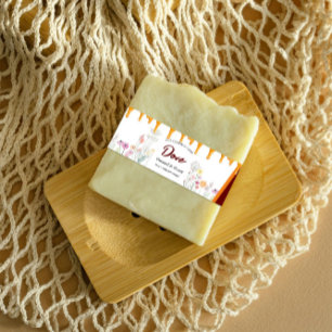 Bandeau De Faire-part Bande de ventre Étiquette personnalisé de savon de
