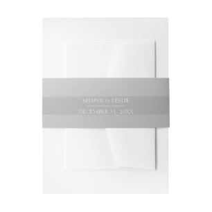 Bandeau De Faire-part Bande de ventre Faire-part de mariage de bandes d'