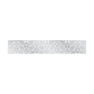 Bandeau De Faire-part Bande de ventre Motif en argent