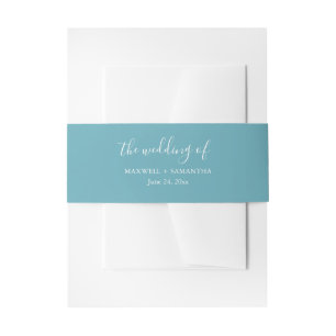 Bandeau De Faire-part Bande de ventre simple Faire-part de mariage