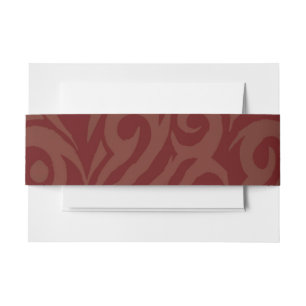 Bandeau De Faire-part Bande d'enveloppement de barrette de conception TR