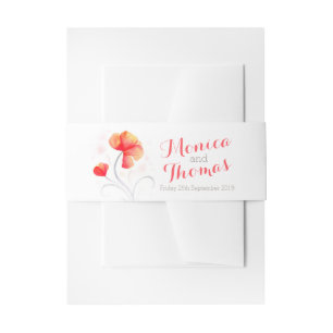 Bandeau De Faire-part Bande faite sur commande de ventre de mariage