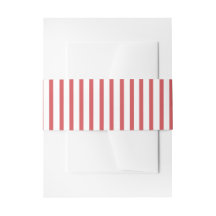 Bande mince rouge et blanche