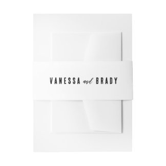 Bandeau De Faire-part Bande venimeuse minimaliste simple et moderne