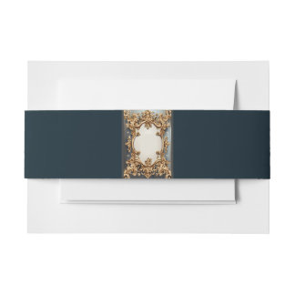 Bandeau De Faire-part Bande ventrale d'invitation d'opulence baroque