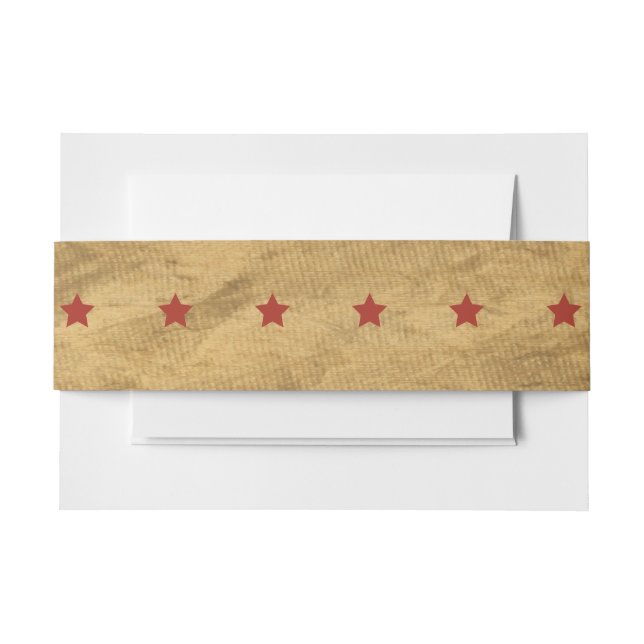 Bandeau De Faire-part Bande WILD WEST RECHERCHÉ Enveloppe WEST Wrap (Devant Example)