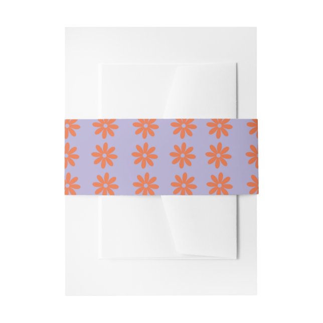 Bandeau De Faire-part Bandeau de ventre d'invitation Daisy (Devant example)