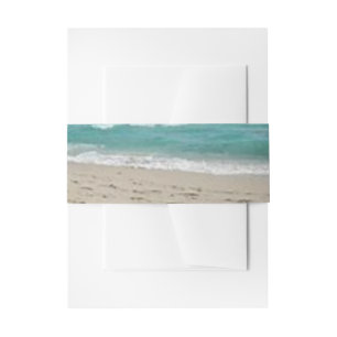 BANDEAU DE FAIRE-PART BANDES DE BELLES ENSEMBLE MARIAGE PLAGE