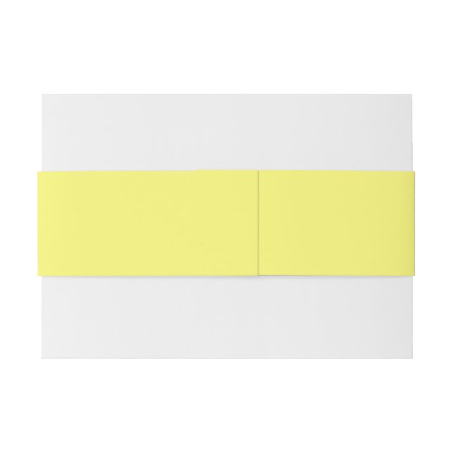 Bandeau De Faire-part Beurre jaune (Dos exemple)