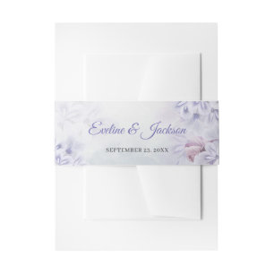 Bandeau De Faire-part Bohème printemps violet violet violet violet roux