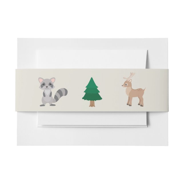 Bandeau De Faire-part Bois d'hiver (Devant Example)