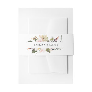 Bandeau De Faire-part Bouquet floral de prune