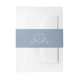 Bandeau De Faire-part BRUNSWICK Botanical Monogram Crest