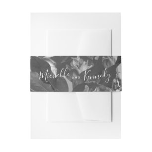 Bandeau De Faire-part Calligraphie Black Antique Mariage
