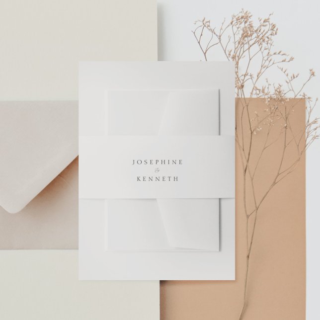 Bandeau De Faire-part Calligraphie classique Mariage élégant (Créateur téléchargé)