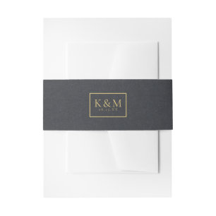 Bandeau De Faire-part Carbone Gold Texture ID988