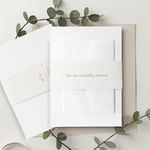 Bandeau De Faire-part Carton d'ivoire   Faire-part de mariage simple et 