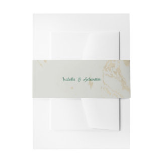 Bandeau De Faire-part Ceinture de grossesse de mariage vert sauge Eucaly