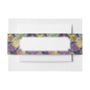 Bandeau De Faire-part Cercle mignon abstrait de point de polka