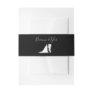 Bandeau De Faire-part Chemise & Smoking - Ceinture ventrale
