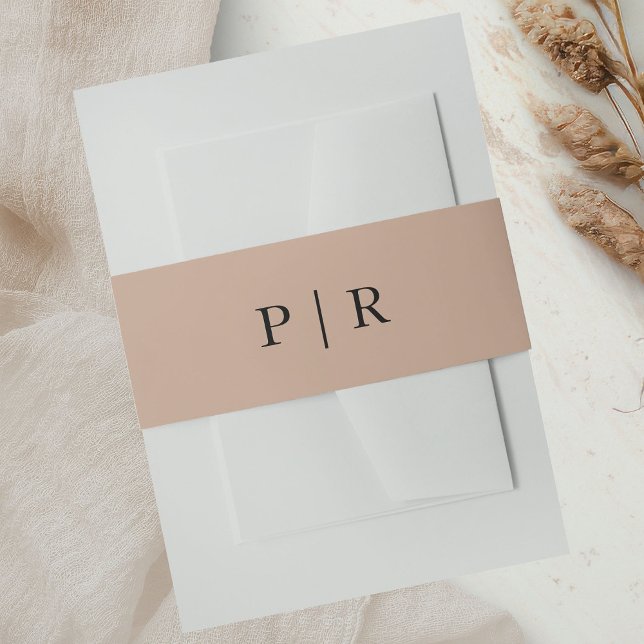 Bandeau De Faire-part Chic Neutre Couleurs Boho Mariage (Créateur téléchargé)