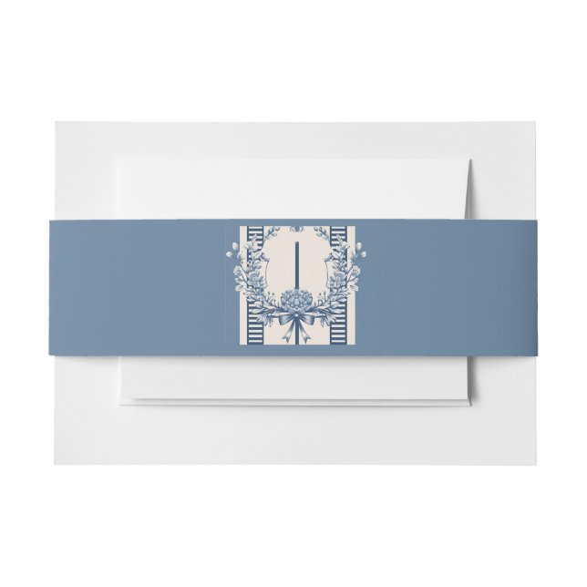 Bandeau De Faire-part Chinoiserie Chic Belly Band (Devant Example)