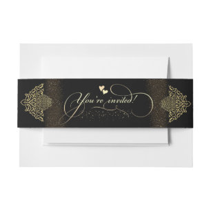 Bandeau De Faire-part Cintas para invitaciones estás invitado