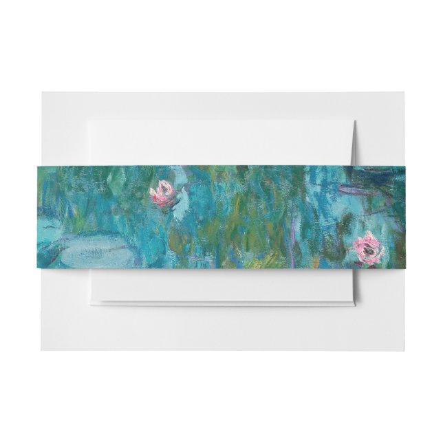 Bandeau De Faire-part Claude Monet Water Lilies Mariage (Devant Example)