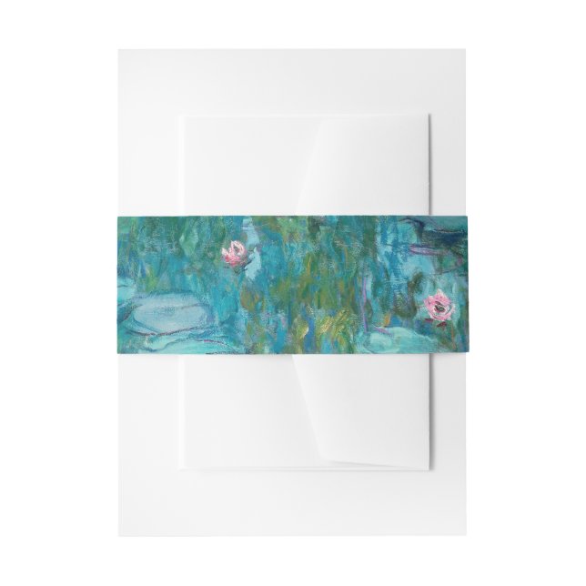 Bandeau De Faire-part Claude Monet Water Lilies Mariage (Devant example)