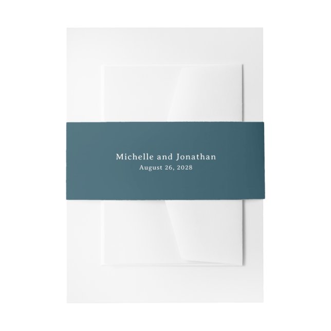 Bandeau De Faire-part Coastal Chic Mariage (Devant example)