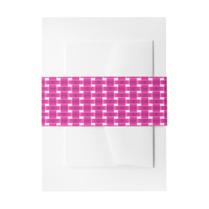 Bandeau De Faire-part Coincement rose sur