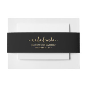 Bandeau De Faire-part Collection Confetti   Bandes de ventre