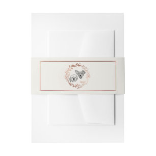 Bandeau De Faire-part Commande personnalisée Lindsey & Ray