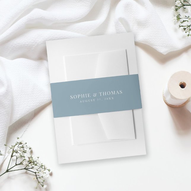 Bandeau De Faire-part Couleur modifiable Mariage classique moderne (Créateur téléchargé)