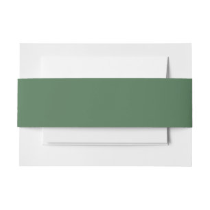 Bandeau De Faire-part Couleur uni clair Moss Green