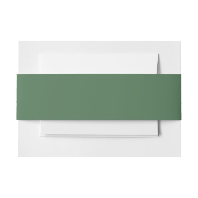 Bandeau De Faire-part Couleur uni clair Moss Green (Devant Example)