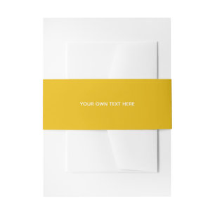 Bandeau De Faire-part Créez Votre Propre Conception Personnalisée Jaune