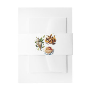 Bandeau De Faire-part Crème glacée et chicules Baby shower de craquelure