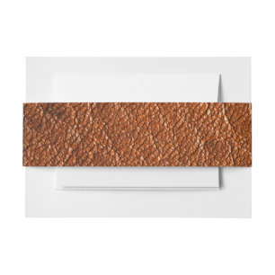 Bandeau De Faire-part Cuir de muscade