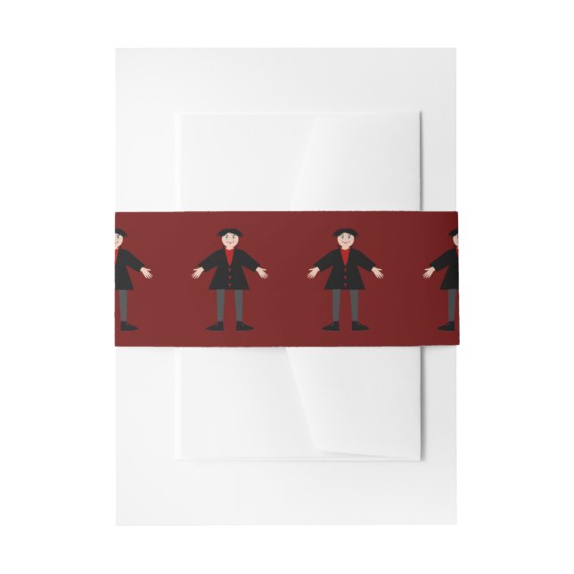 Bandeau De Faire-part Cute Vampire Halloween (Devant example)