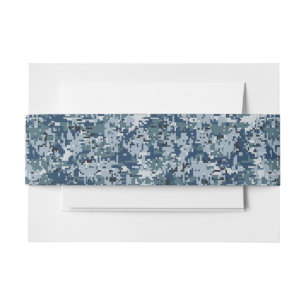 Bandeau De Faire-part Décor Camouflage numérique de la Marine