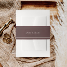 Deep Burgundy & Cream Classic Script Wedding